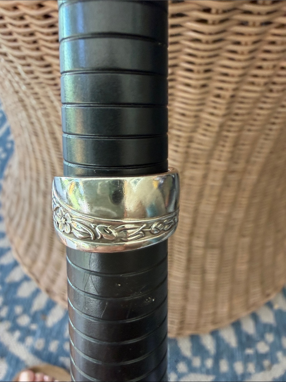 Silver spoon ring